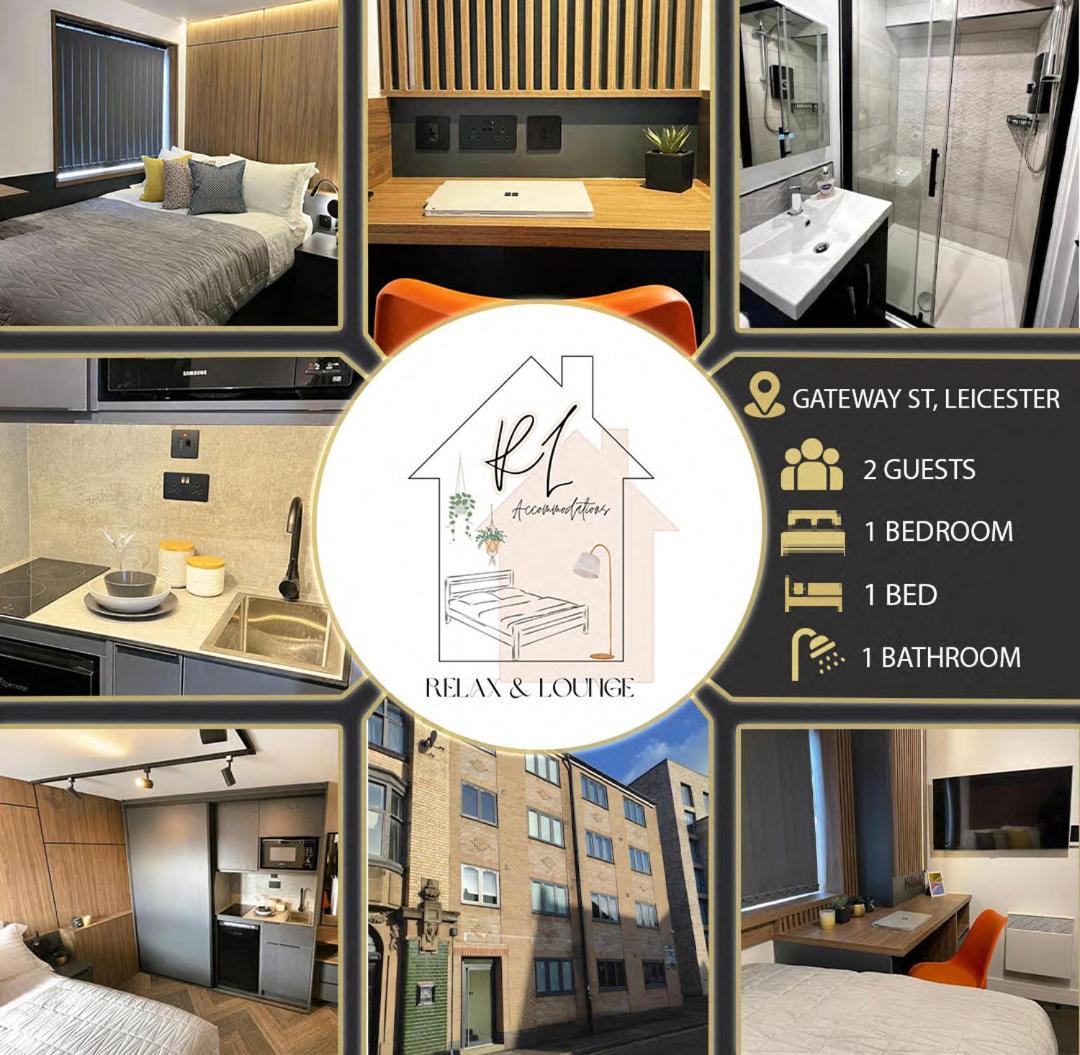Deluxe 1 Bed Studio 2A Near Royal Infirmary & Dmu 레스터 외부 사진